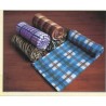 Plaid Pile stampato scozzese in poliestere 210x240cm