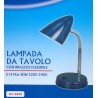 Lampada da scrivania in metallo con snodo H25cm