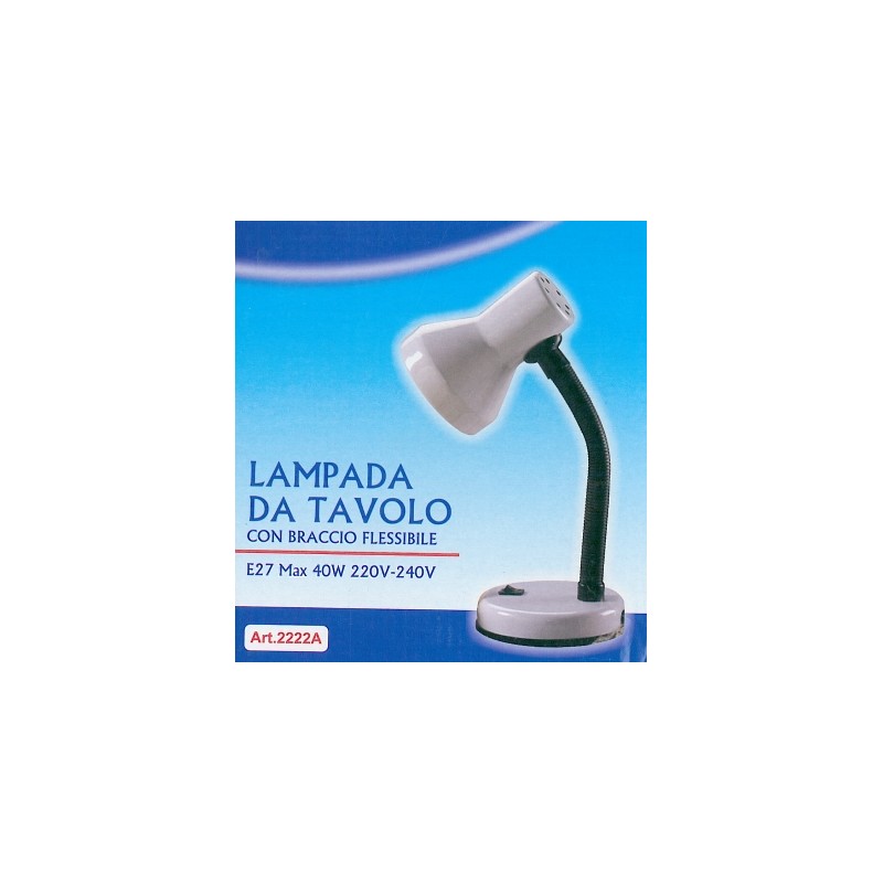 Lampada da scrivania con snodo H25cm