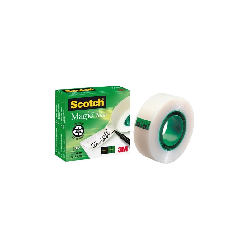 SCOTCH 3M811 MAGIC TAPE 19mm x 33mt opaco removibile