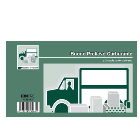 Buoni prelievo carburante 2 copie autoricalcanti 10x17cm EDIPRO