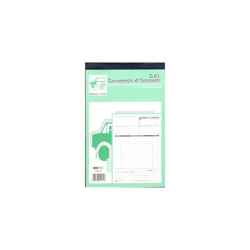 Documento di Trasporto 22x33cm a 3 copie autoric. E5219C 1787CD3