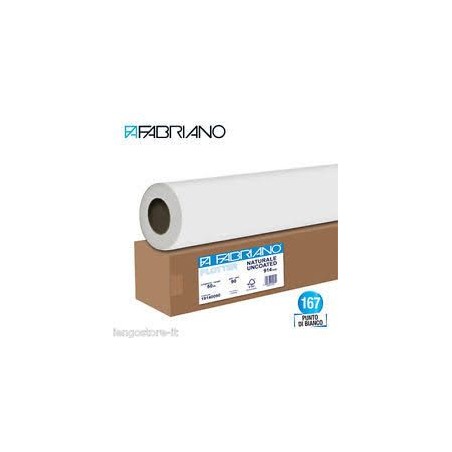 Rotolo carta plotter bianca standard 42x50mt 90gr.