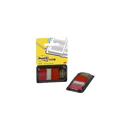 Segnapagina POST-IT INDEX 680-1 50 foglietti rosso F.to 2.54x4.3cm