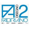 Album disegno FABRIANO F2 24x33cm 20fg lisci a quadretti p.m.110gr.