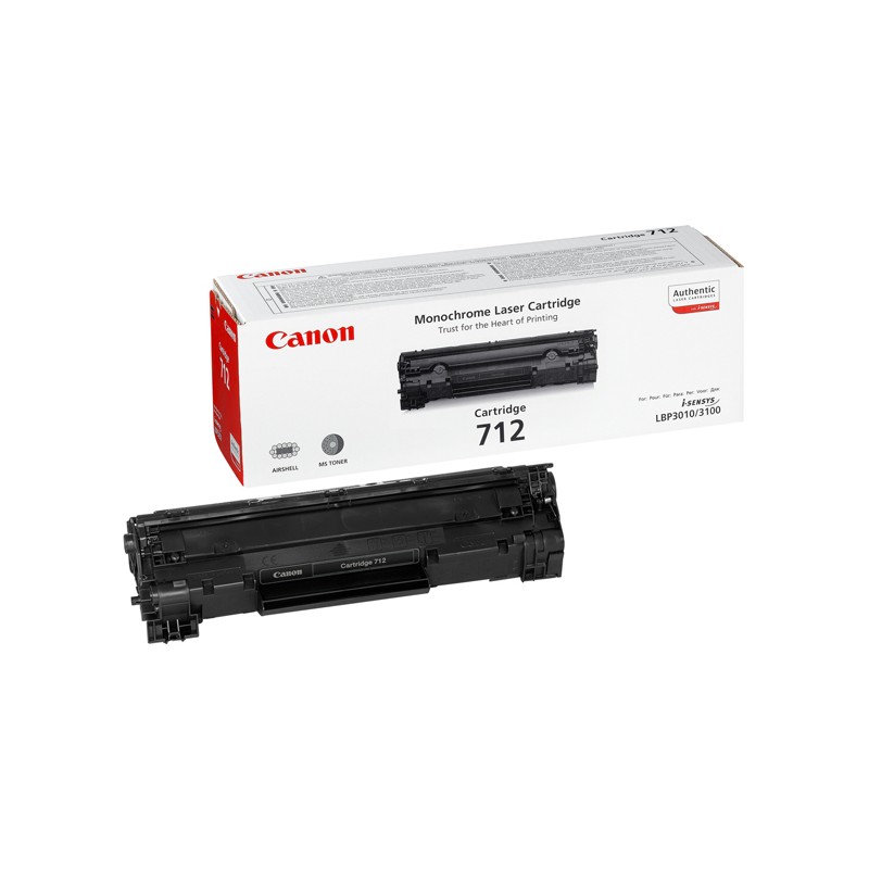 Canon toner Nero 712  1.500 pag 1870B002 LBP3010/3100