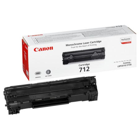 Canon toner Nero 712  1.500 pag 1870B002 LBP3010/3100