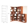 Libreria a giorno 5 ripiani h202 x p30 x L80cm COSMO escl. montaggio