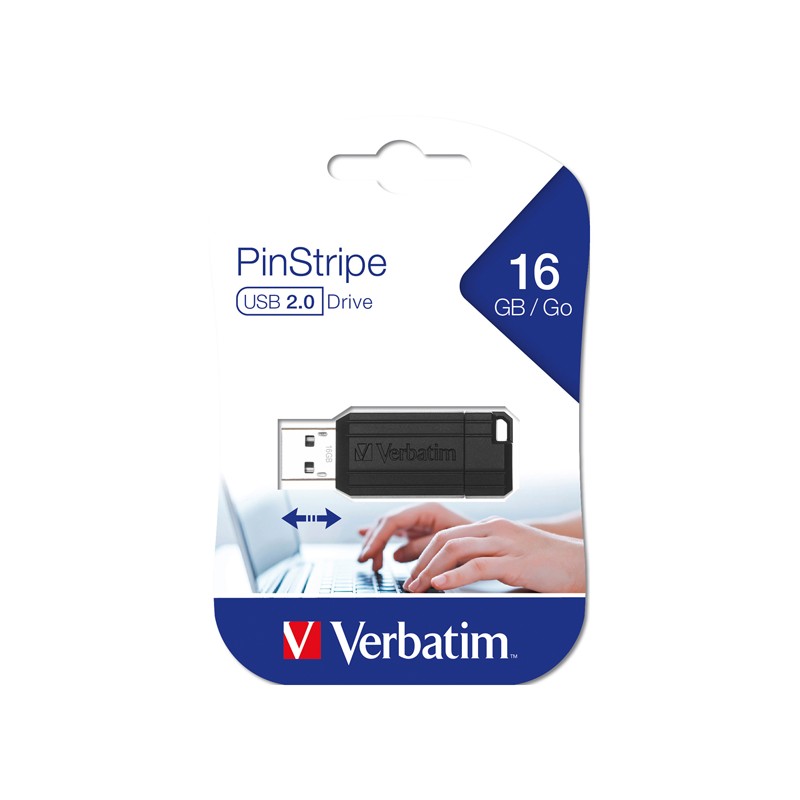 Chiavetta di memoria 2.0 USB 16Gb VERBATIM flash drive compresa tassa siae