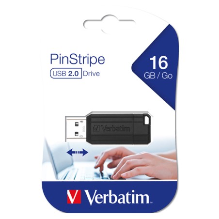 Chiavetta di memoria 2.0 USB 16Gb VERBATIM flash drive compresa tassa siae