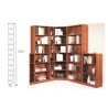 libreria a giorno portacd H202xP18xL20cm COSMO escl.montaggio