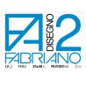 Album disegno FABRIANO F2 33x48cm 12fg. ruvido da 110gr.