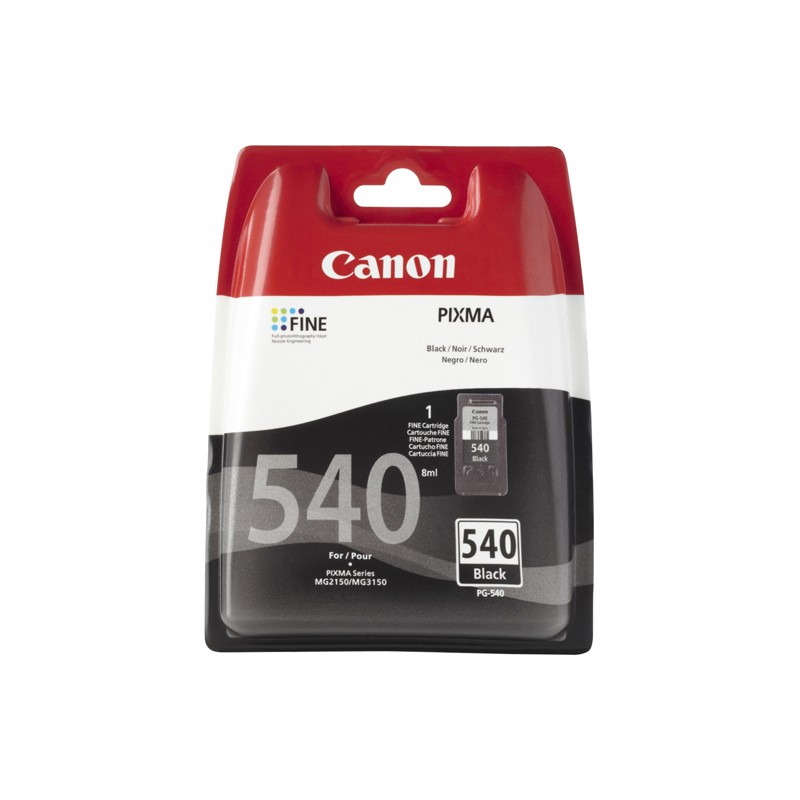 Canon PG540 nero 180 pag per pixma MG2150 MG3150